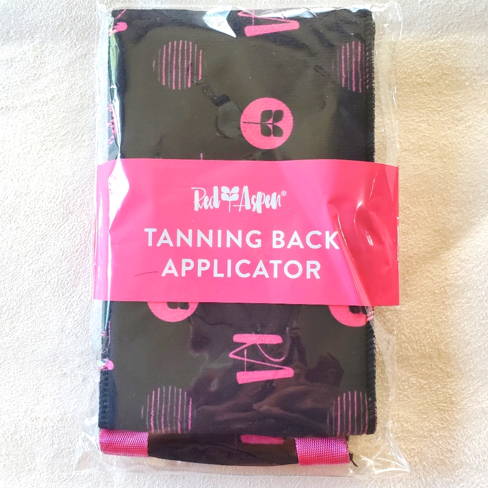 Red Aspen Tanning Back Applicator - Black and Pink